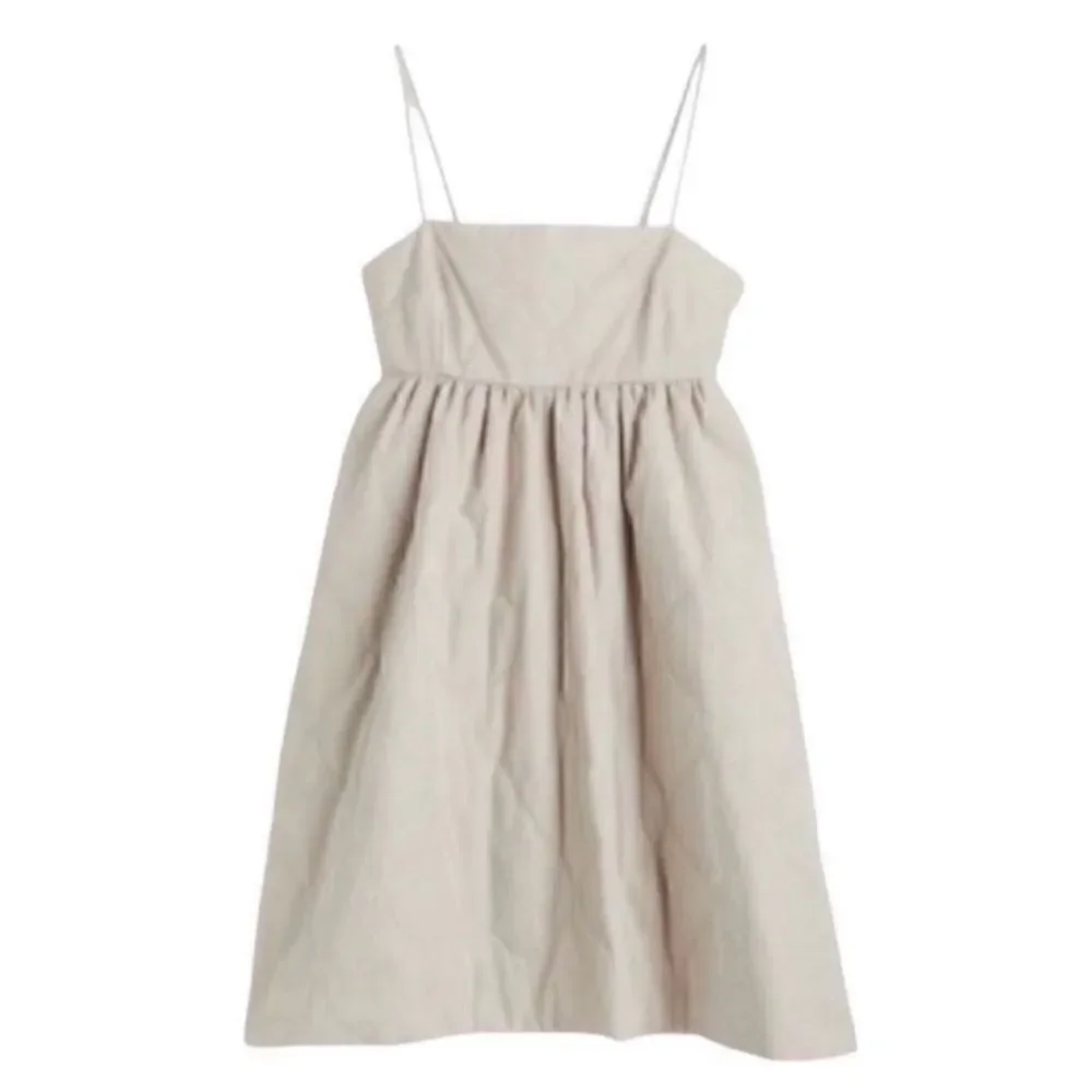 H&M Light Taupe Mini Dress (Size Medium)